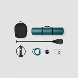 SUP-Komplettset Lieferumfang: Board, Pumpe, Paddel, Leash, Rucksack, Reparaturkit