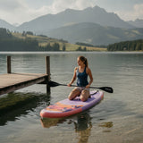Illustrative Anwendungsszene des FunWater SUPFW55C auf ruhigem Wasser