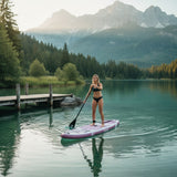 Illustrative Anwendungsszene des WNOVA W027 SUP-Boards auf ruhigem Wasser