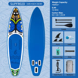 FunWater SUPFR02D aufblasbares SUP-Board 335 × 83 cm – Variantenansicht