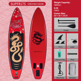 FunWater SUPFR17S aufblasbares SUP-Board 350 × 84 cm – Variantenansicht